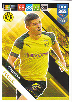 Christian Pulisic Borussia Dortmund 2019 FIFA 365 #134